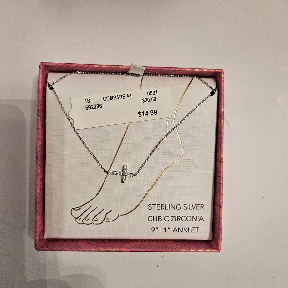 Elegant Sterling Silver Cubic Zirconia Necklace